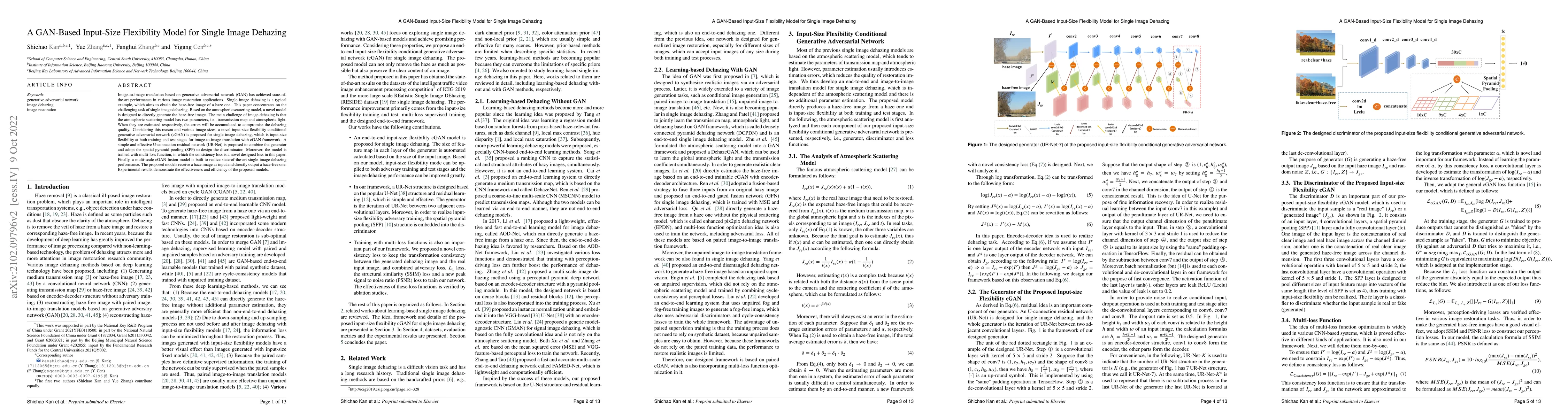 Thumbnail for A GAN-Based Input-Size Flexibility Model for Single Image Dehazing