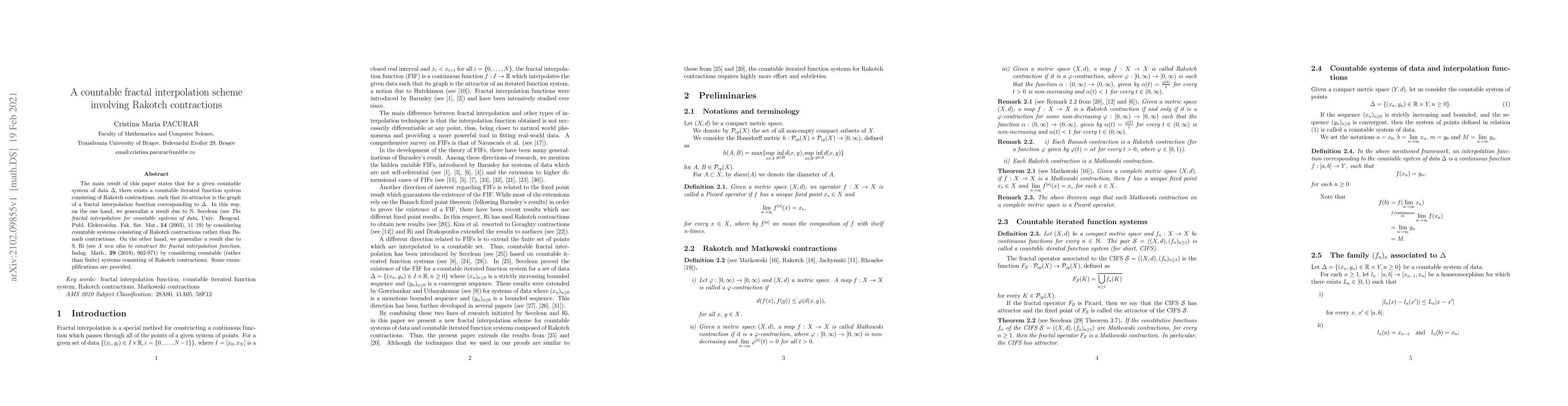 Thumbnail for A countable fractal interpolation scheme involving Rakotch contractions