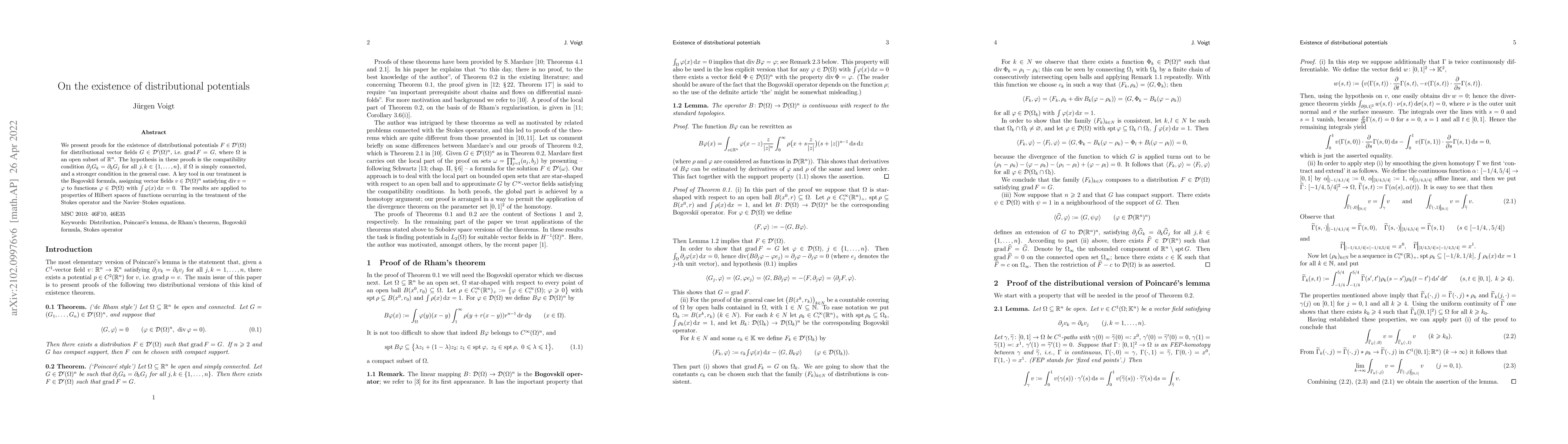 Thumbnail for On the existence of distributional potentials
