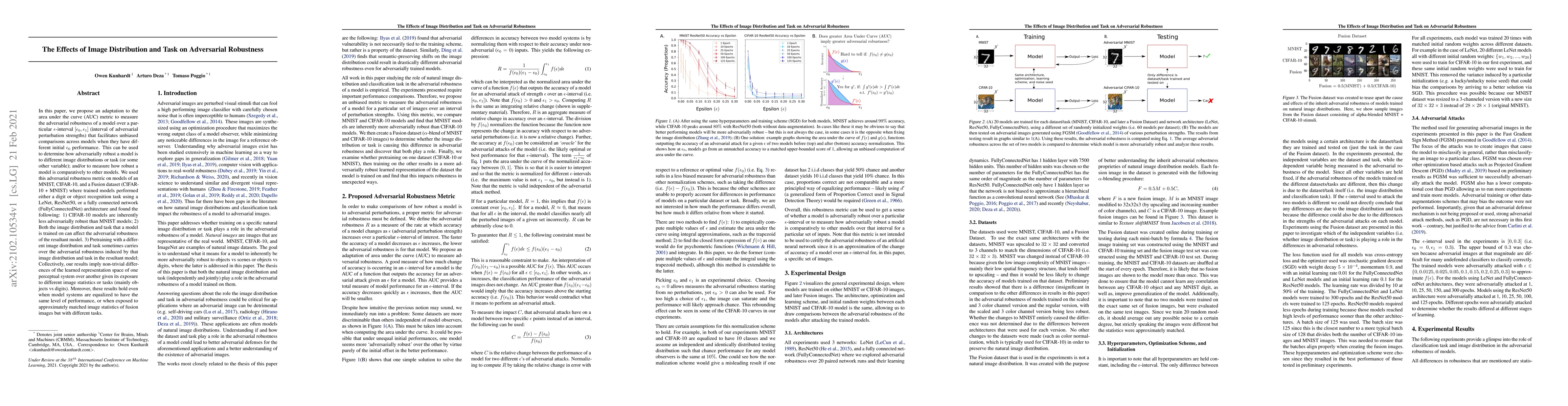 Thumbnail for The Effects of Image Distribution and Task on Adversarial Robustness