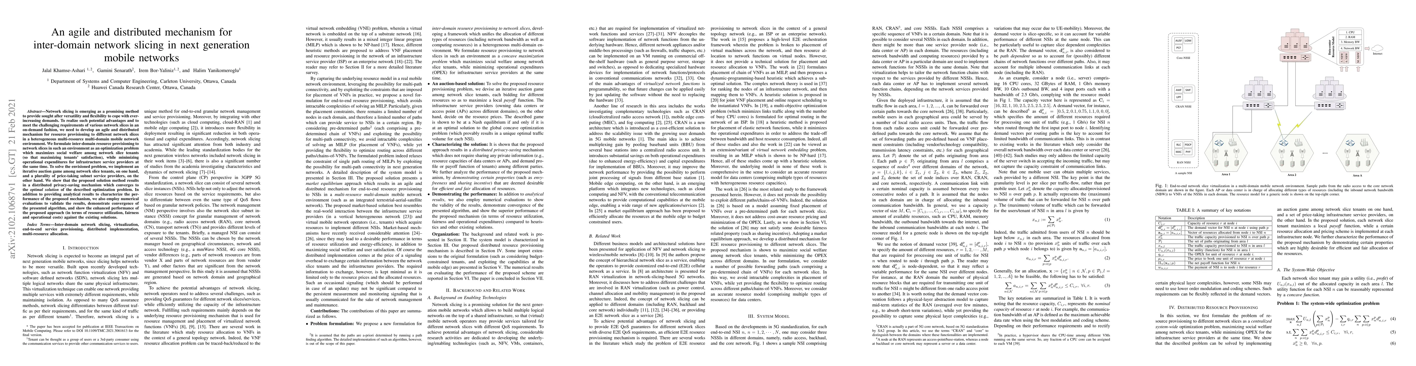 Thumbnail for An agile and distributed mechanism for inter-domain network slicing in
  next generation mobile networks