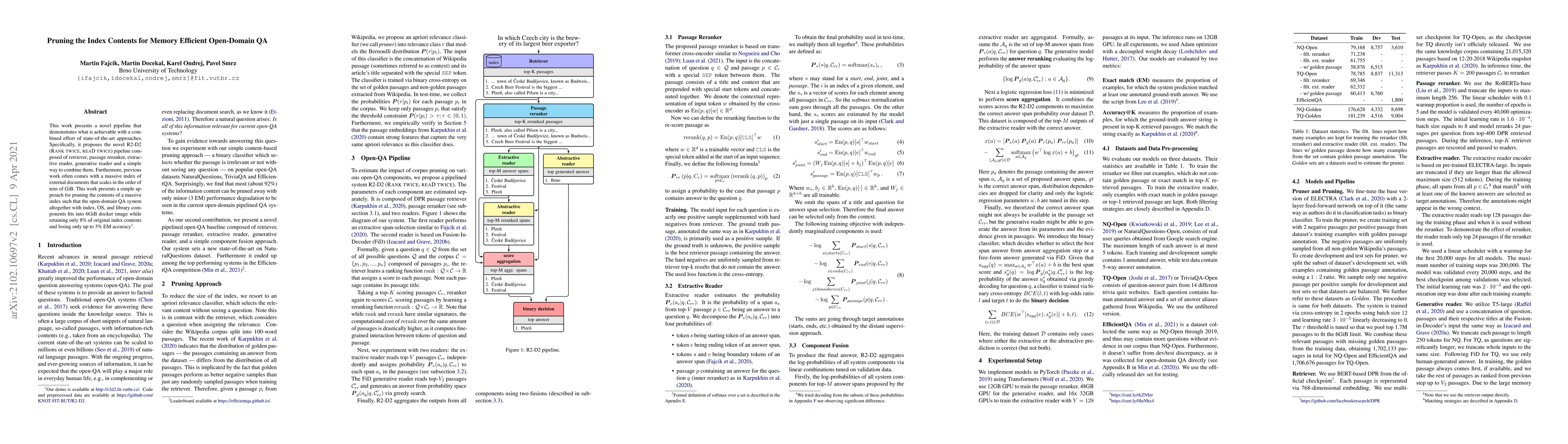 Thumbnail for Pruning the Index Contents for Memory Efficient Open-Domain QA