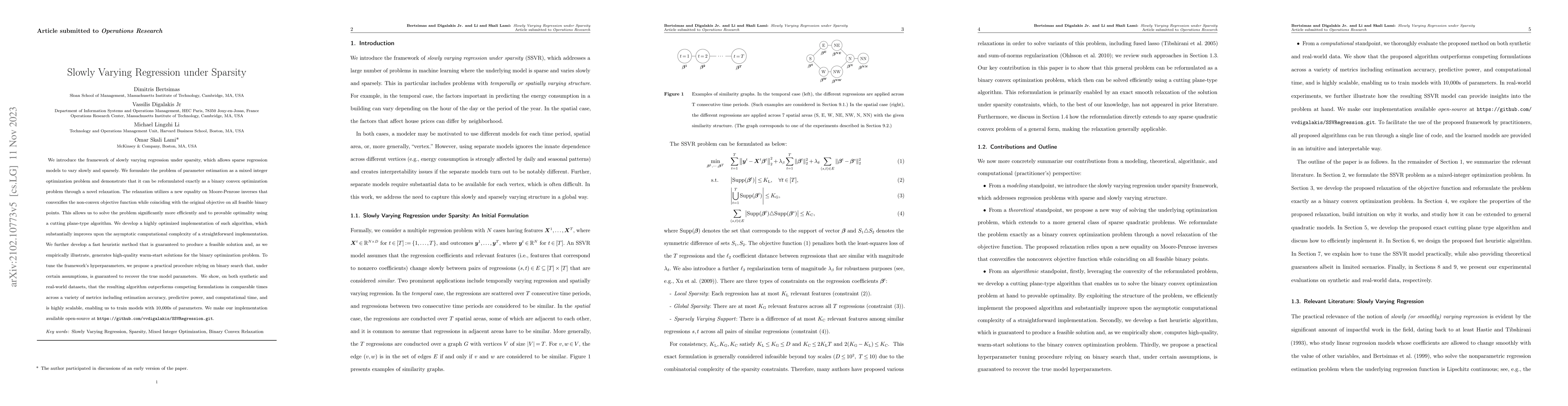Thumbnail for Slowly Varying Regression under Sparsity
