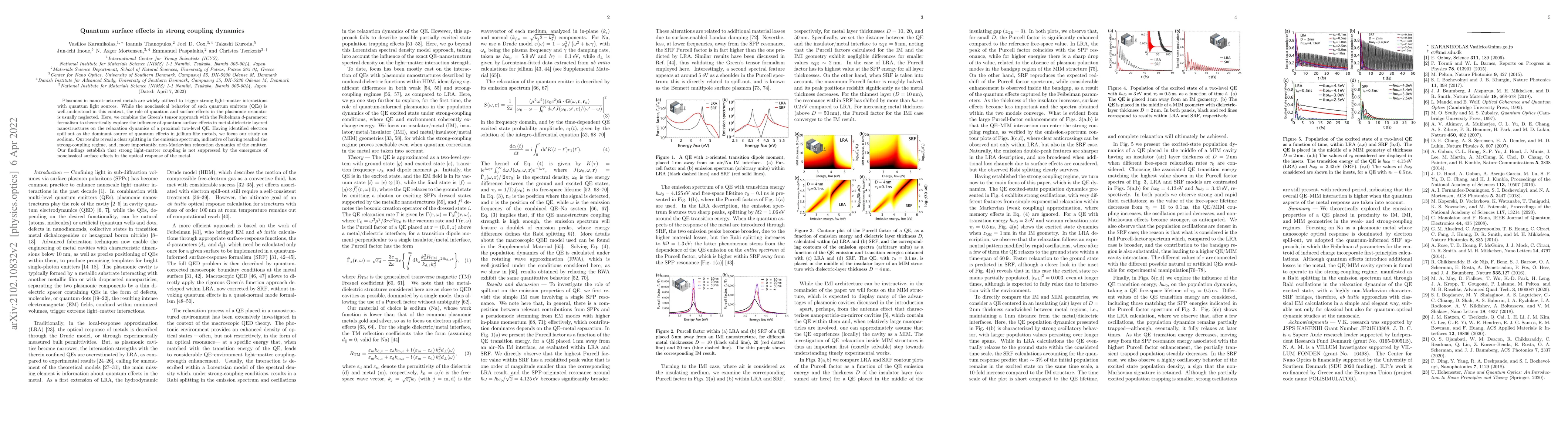 Thumbnail for Quantum surface effects in strong coupling dynamics