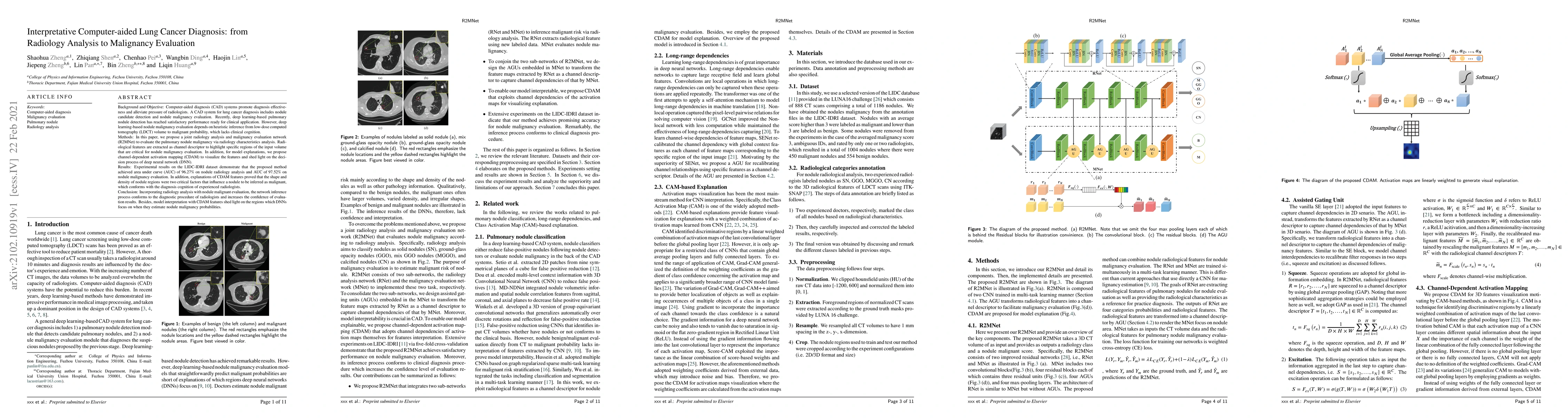 Thumbnail for Interpretative Computer-aided Lung Cancer Diagnosis: from Radiology
  Analysis to Malignancy Evaluation