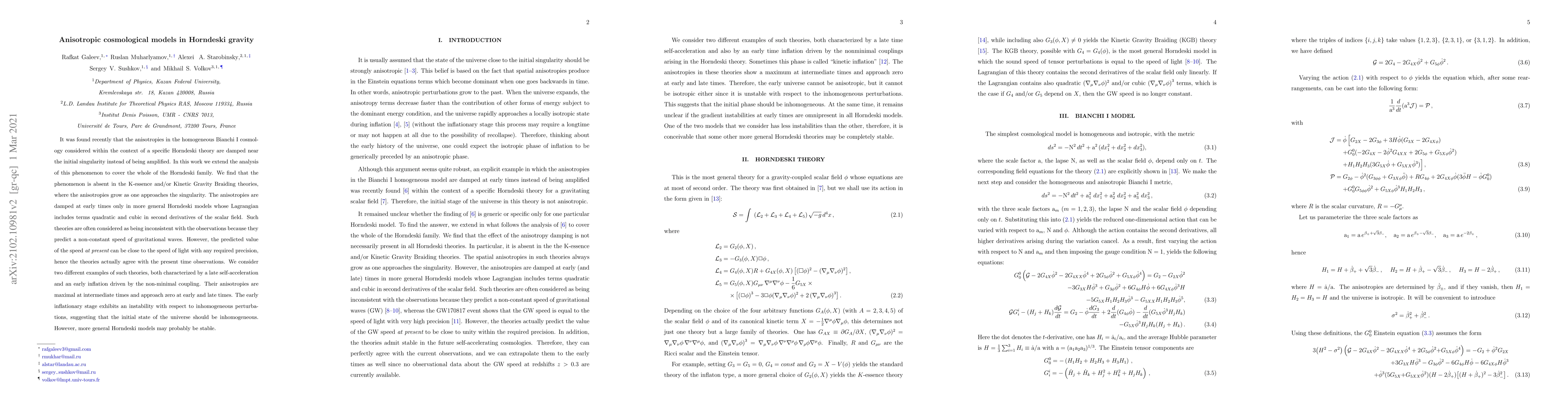 Thumbnail for Anisotropic cosmological models in Horndeski gravity