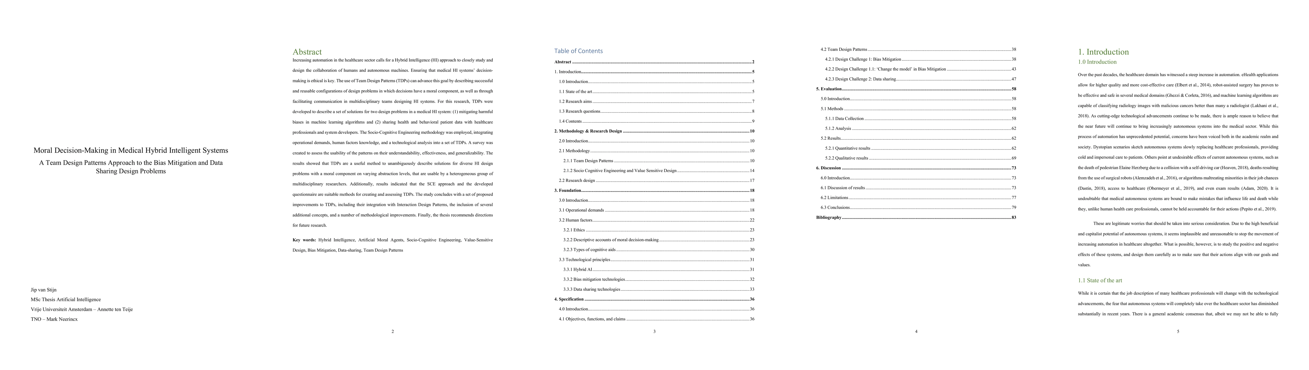 Thumbnail for Moral Decision-Making in Medical Hybrid Intelligent Systems: A Team
  Design Patterns Approach to the Bias Mitigation and Data Sharing Design
  Problems