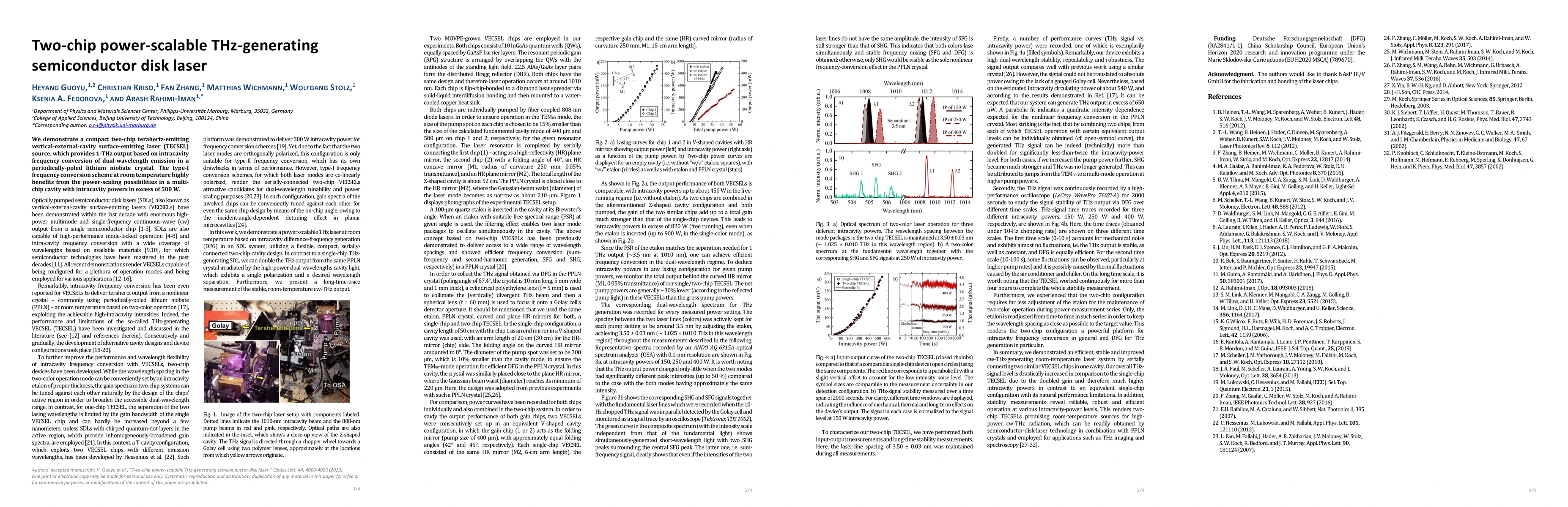 Thumbnail for Two-chip power-scalable THz-generating semiconductor disk laser