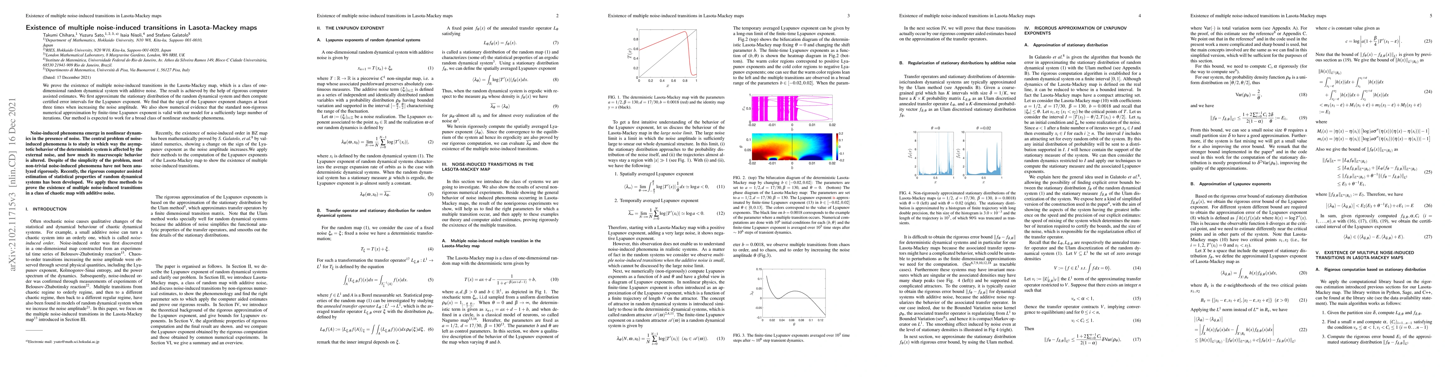 Thumbnail for Existence of multiple noise-induced transitions in a Lasota-Mackey map