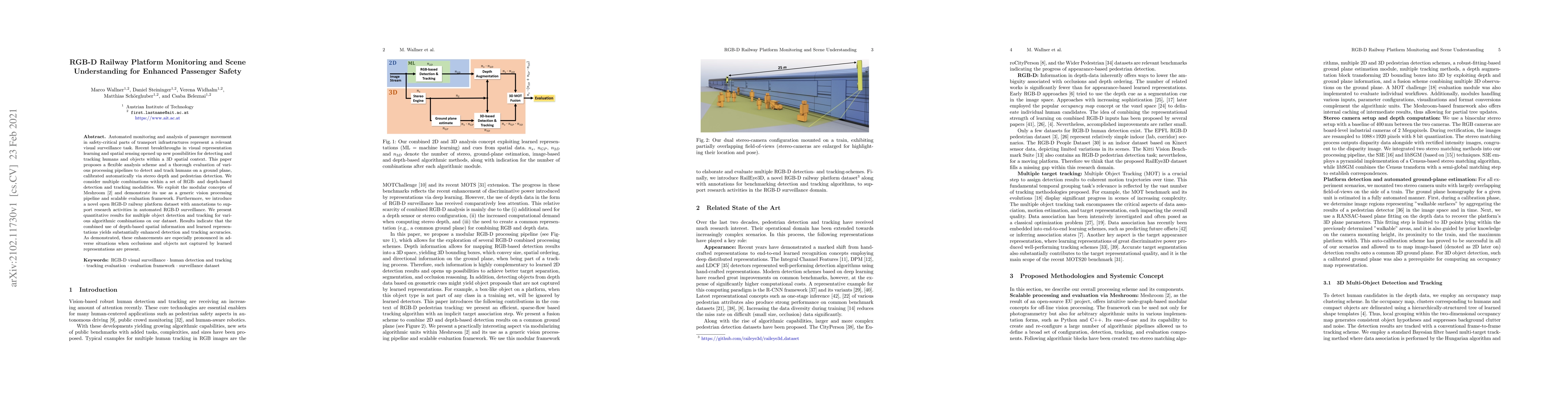 Thumbnail for RGB-D Railway Platform Monitoring and Scene Understanding for Enhanced
  Passenger Safety