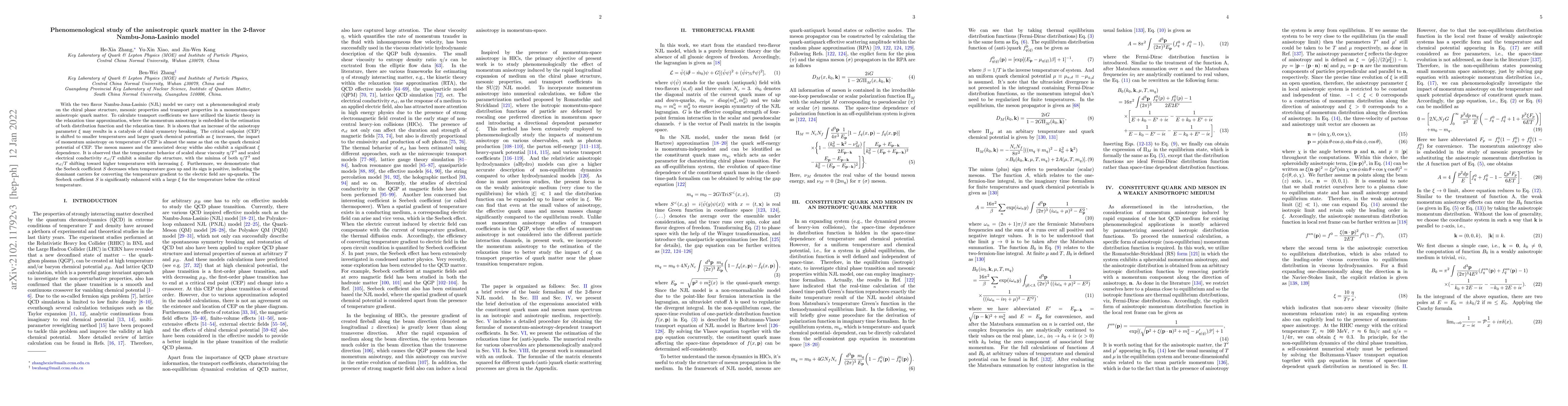 Thumbnail for Phenomenological study of the anisotropic quark matter in the 2-flavor
  Nambu-Jona-Lasinio model