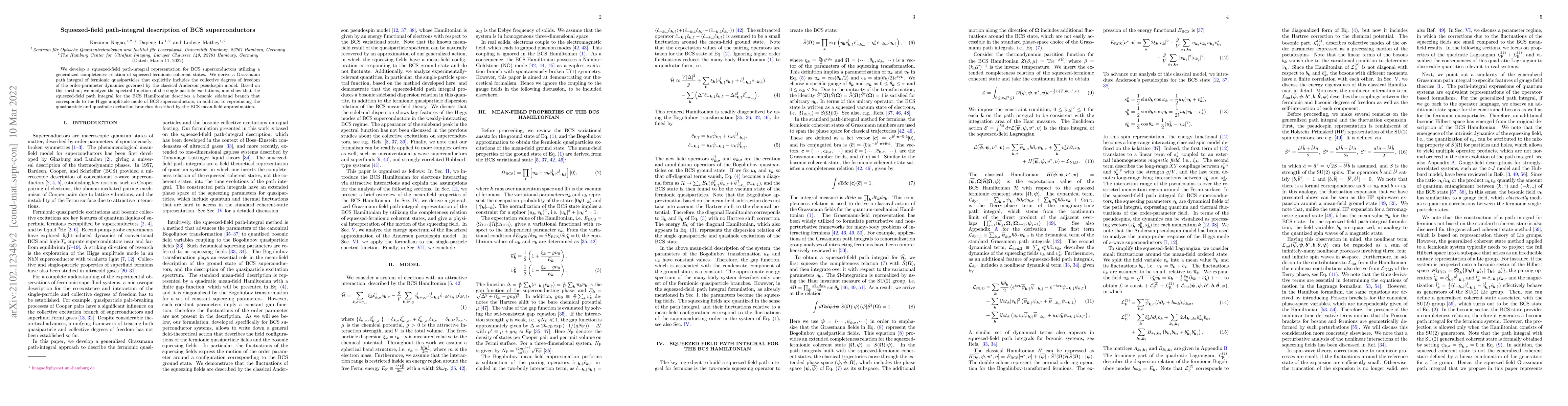 Thumbnail for Squeezed-field path-integral description of BCS superconductors