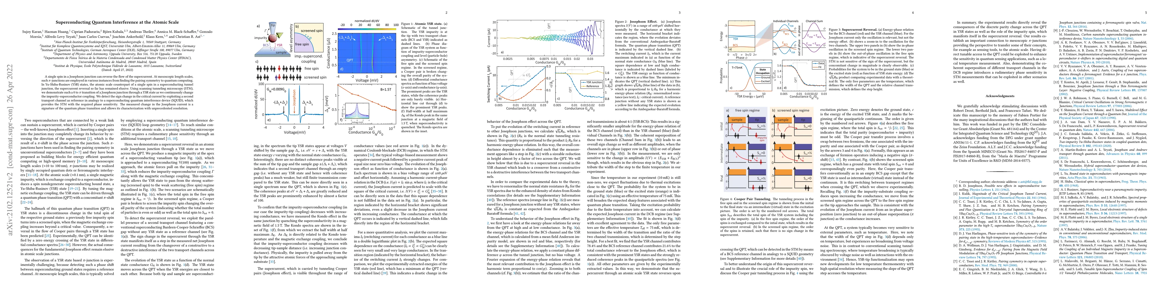 Thumbnail for Superconducting Quantum Interference at the Atomic Scale