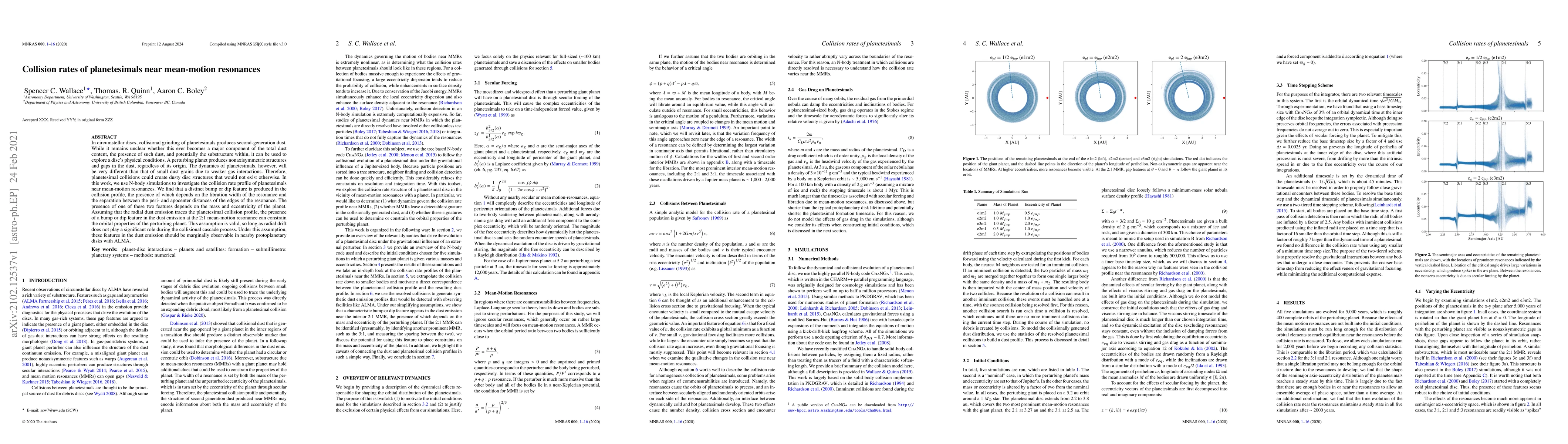 Thumbnail for Collision rates of planetesimals near mean-motion resonances