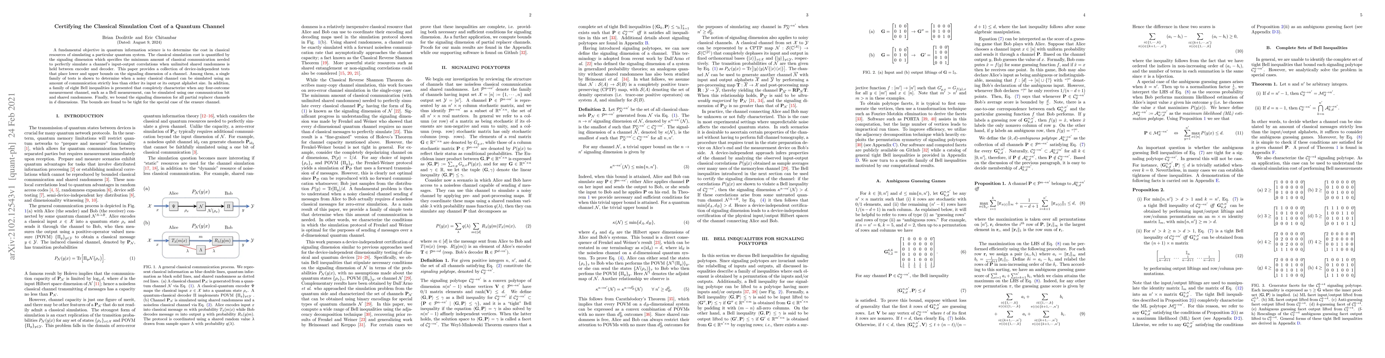 Thumbnail for Certifying the Classical Simulation Cost of a Quantum Channel