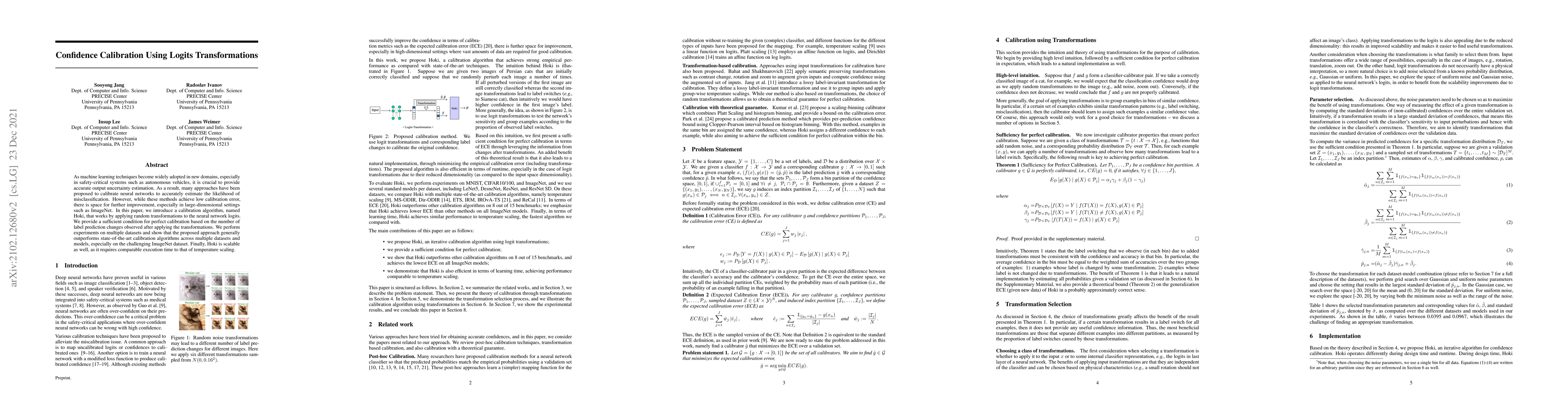 Thumbnail for Confidence Calibration with Bounded Error Using Transformations