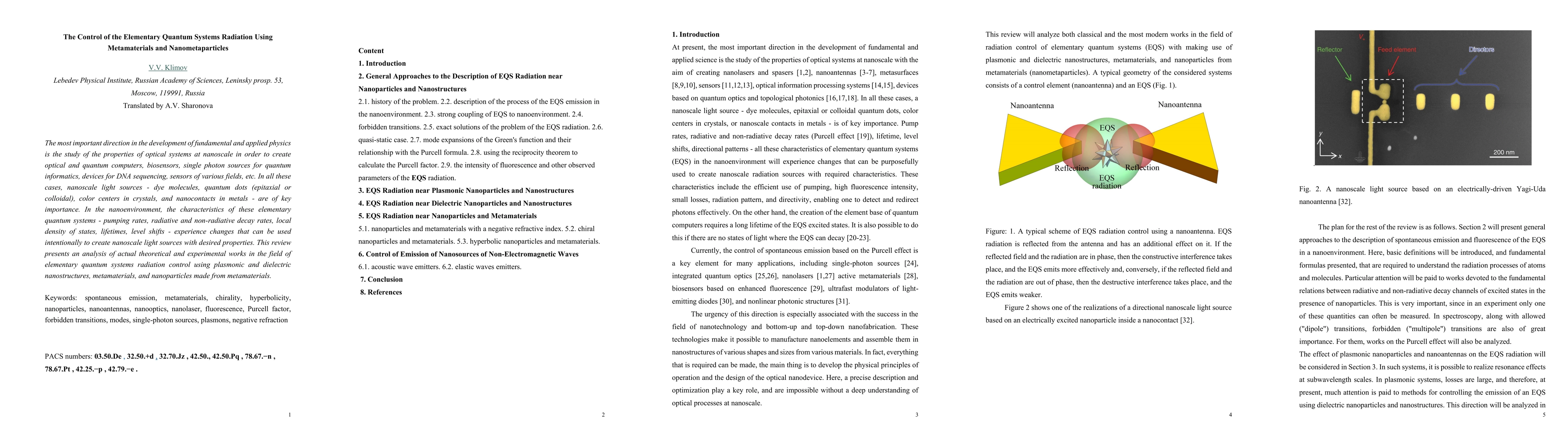Thumbnail for The Control of the Elementary Quantum Systems Radiation Using
  Metamaterials and Nanometaparticles