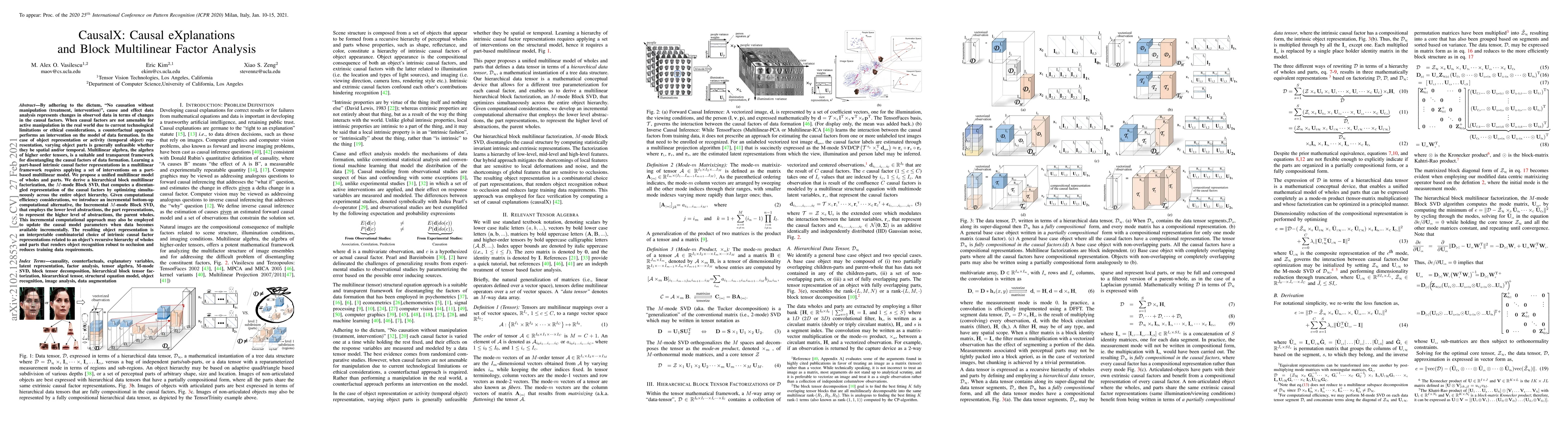 Thumbnail for CausalX: Causal Explanations and Block Multilinear Factor Analysis