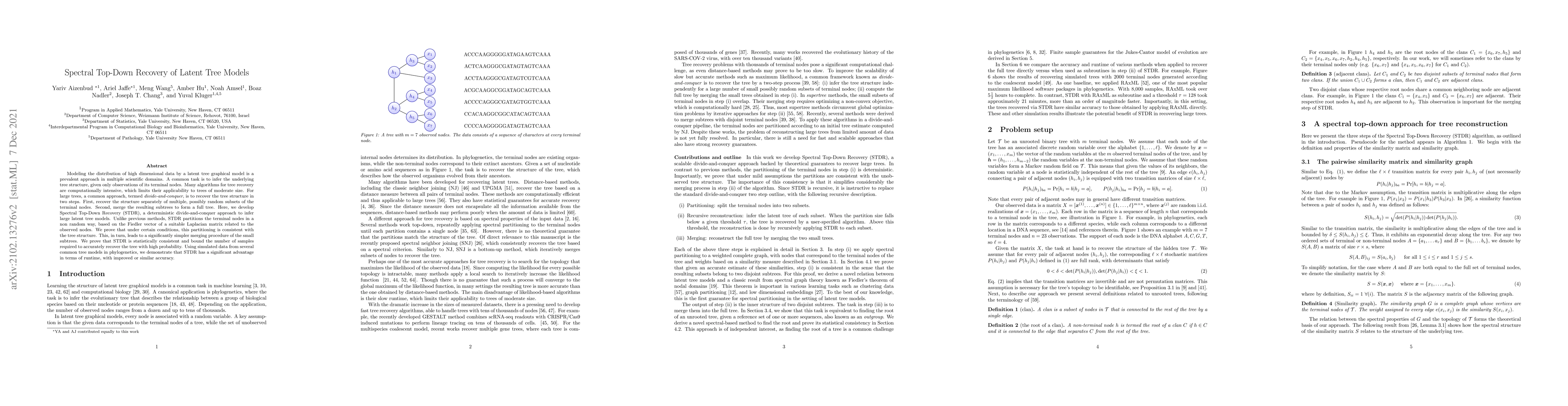 Thumbnail for Spectral Top-Down Recovery of Latent Tree Models