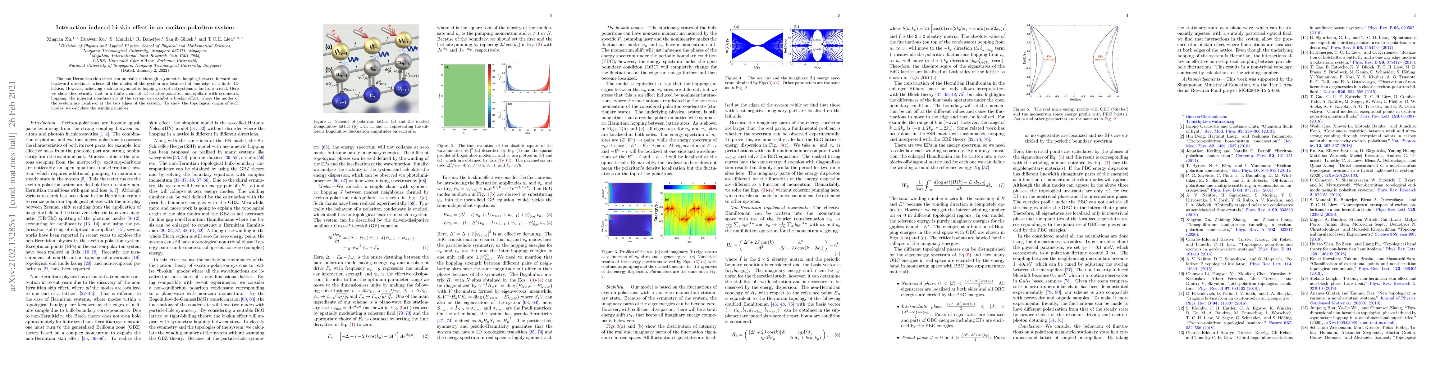 Thumbnail for Interaction induced bi-skin effect in an exciton-polariton system