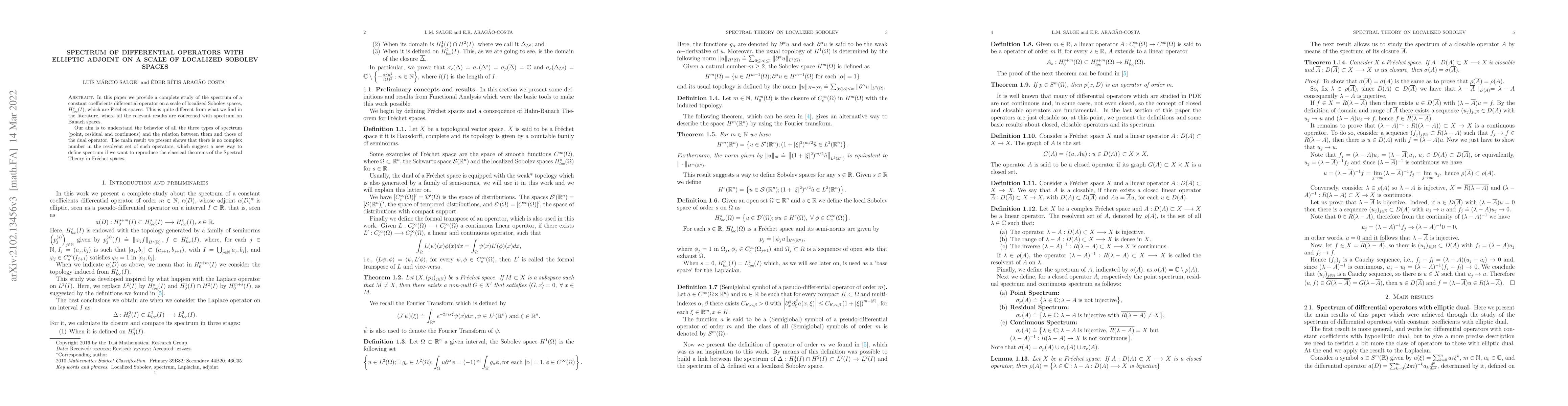 Thumbnail for Spectrum of differential operators with elliptic adjoint on a scale of
  localized Sobolev spaces