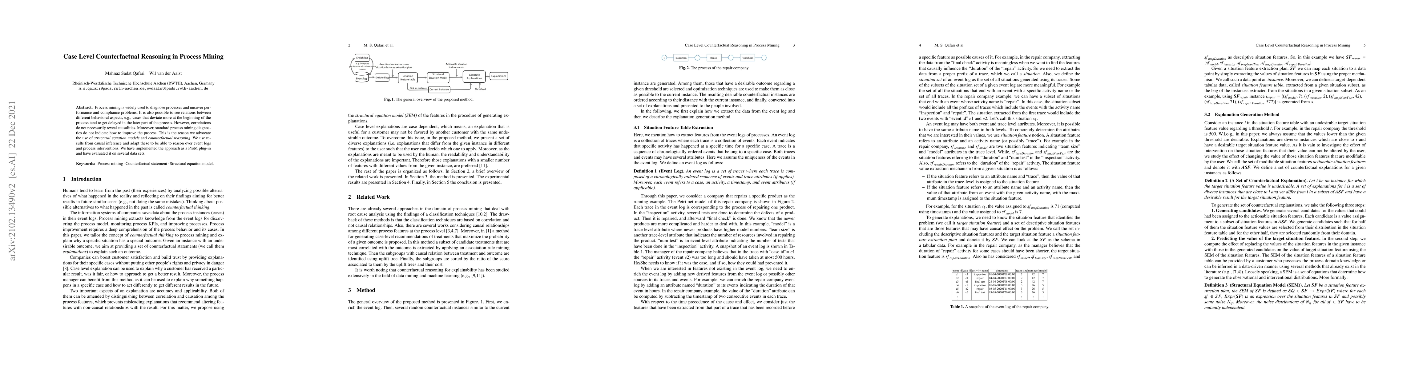 Thumbnail for Case Level Counterfactual Reasoning in Process Mining