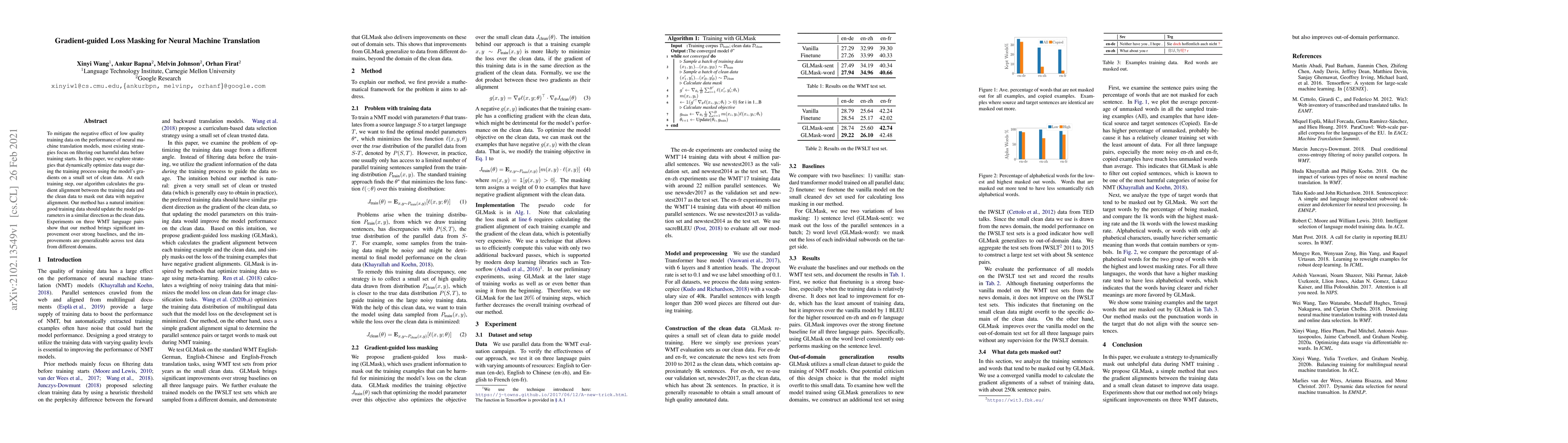 Thumbnail for Gradient-guided Loss Masking for Neural Machine Translation