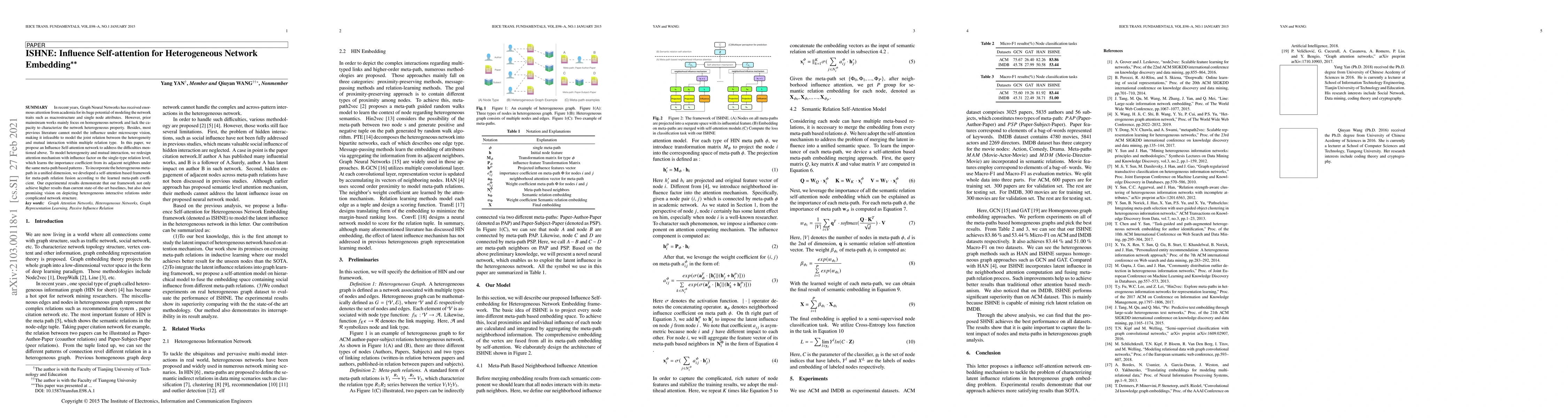 Thumbnail for ISHNE: Influence Self-attention for Heterogeneous Network Embedding