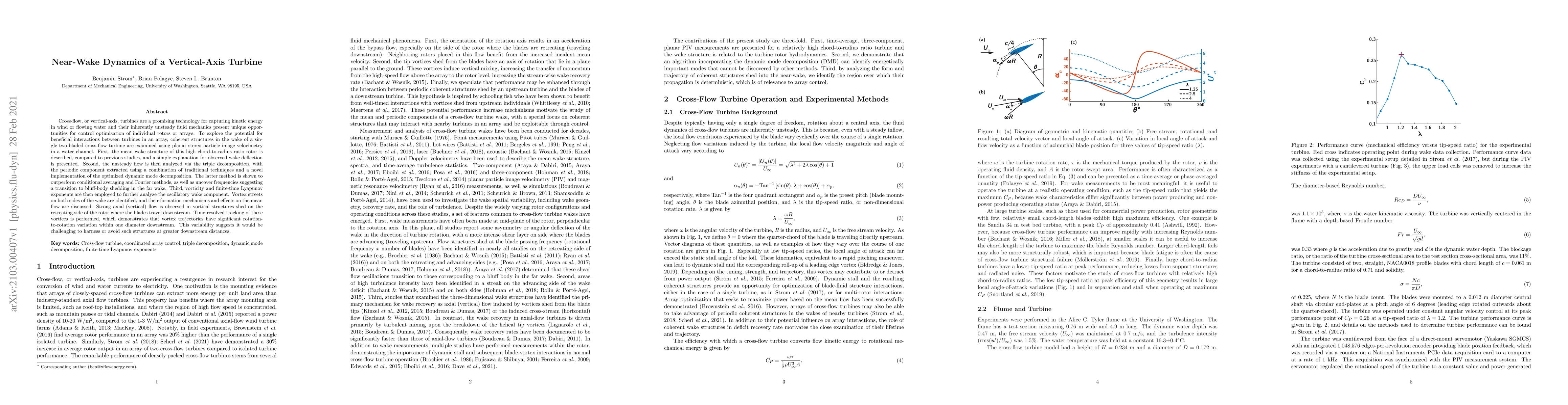 Thumbnail for Near-Wake Dynamics of a Vertical-Axis Turbine