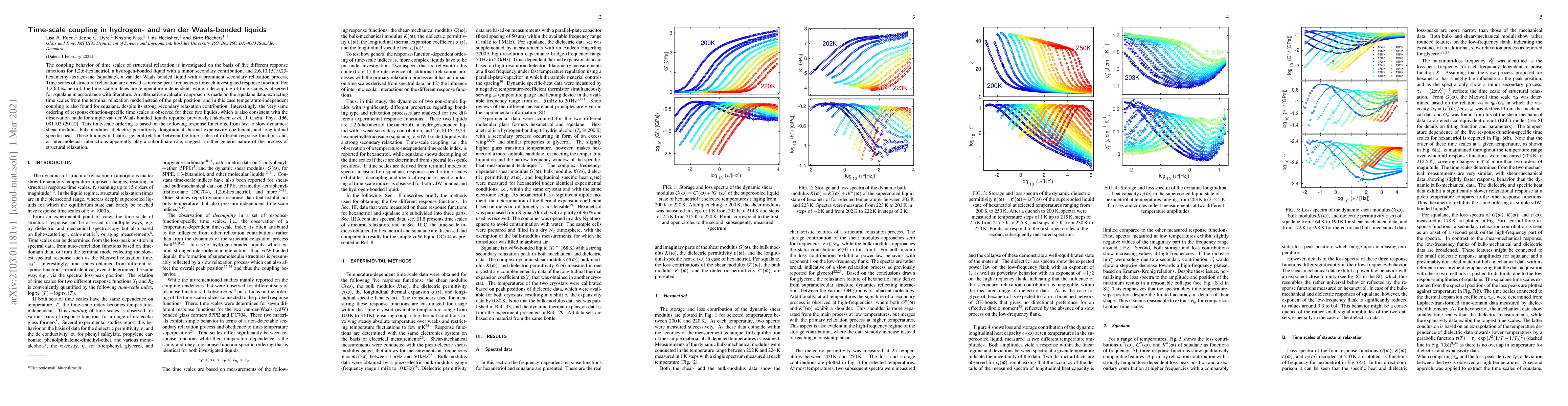 Thumbnail for Time-scale coupling in hydrogen- and van der Waals-bonded liquids