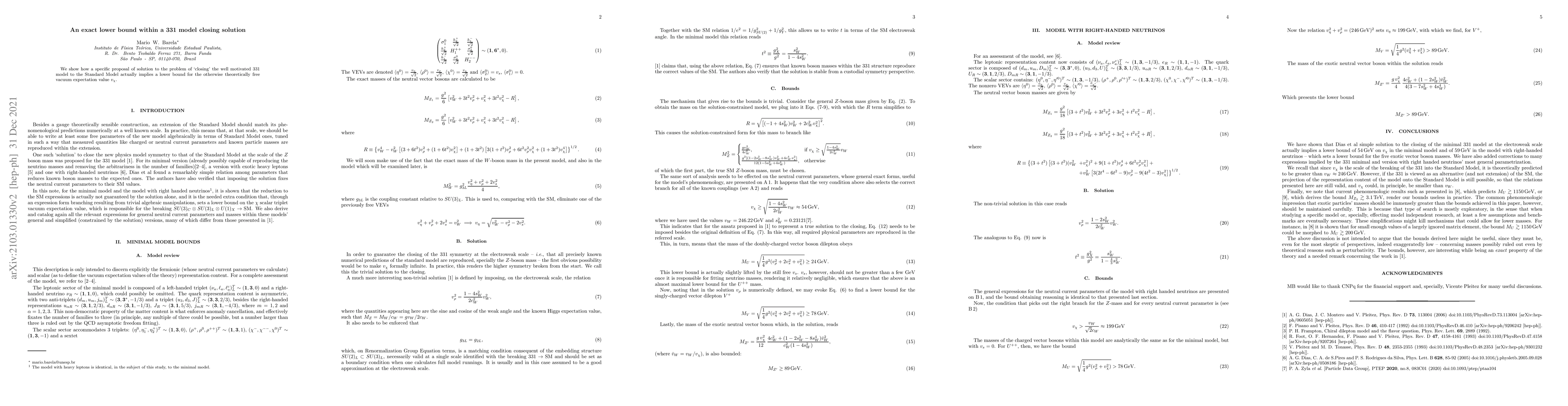 Thumbnail for An exact lower bound within a 331 model closing solution