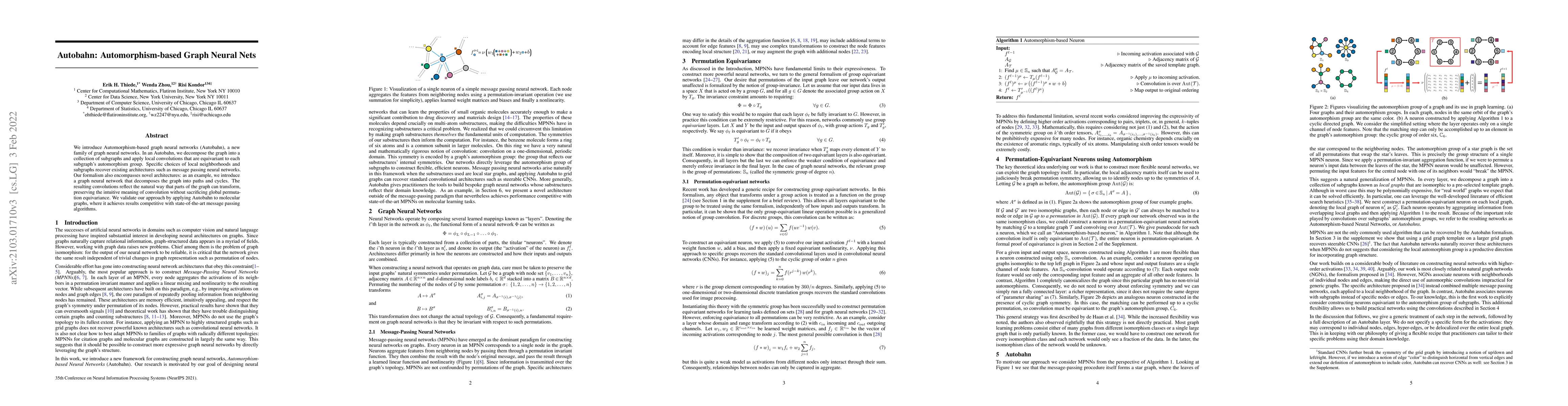 Thumbnail for Autobahn: Automorphism-based Graph Neural Nets