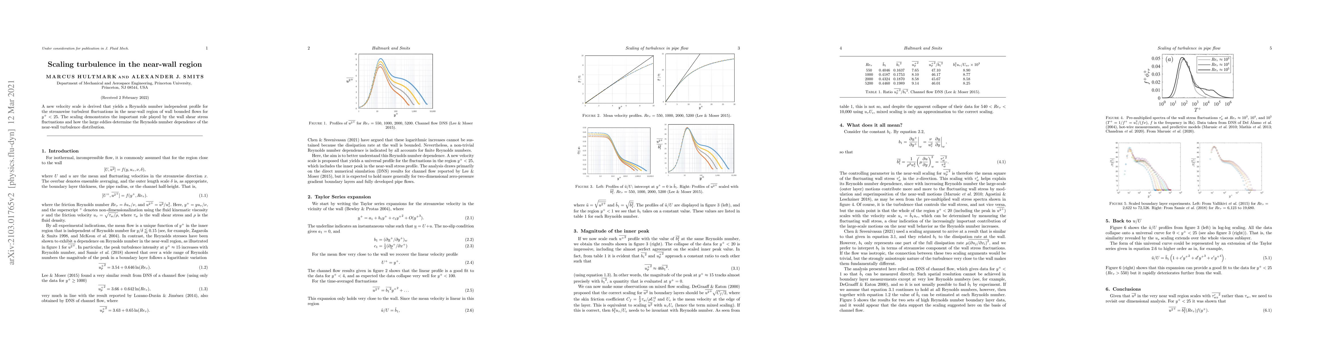 Thumbnail for Scaling turbulence in the near-wall region