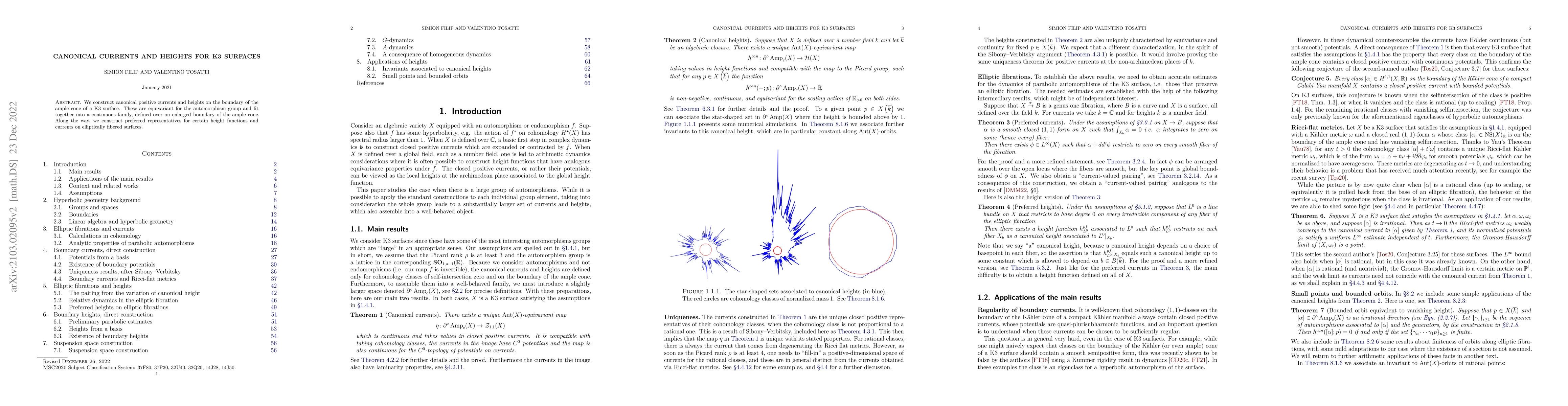 Thumbnail for Canonical currents and heights for K3 surfaces