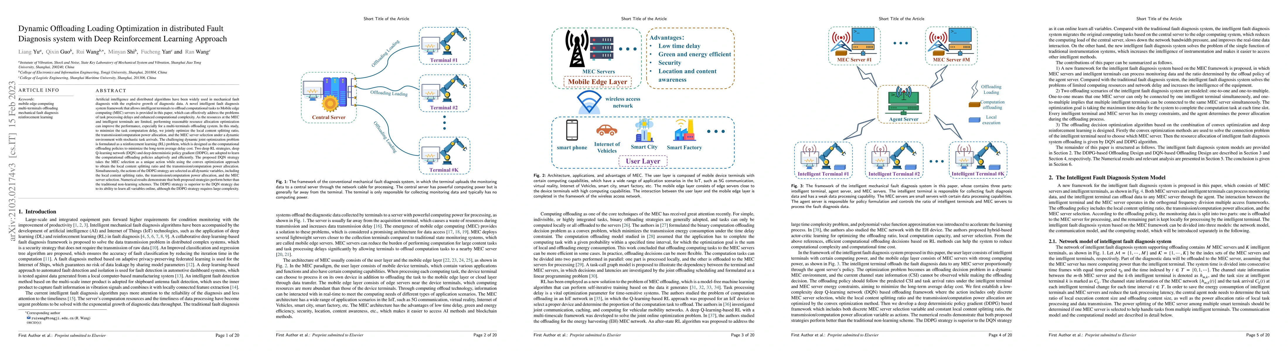Thumbnail for Dynamic Offloading Loading Optimization in distributed Fault Diagnosis
  system with Deep Reinforcement Learning Approach
