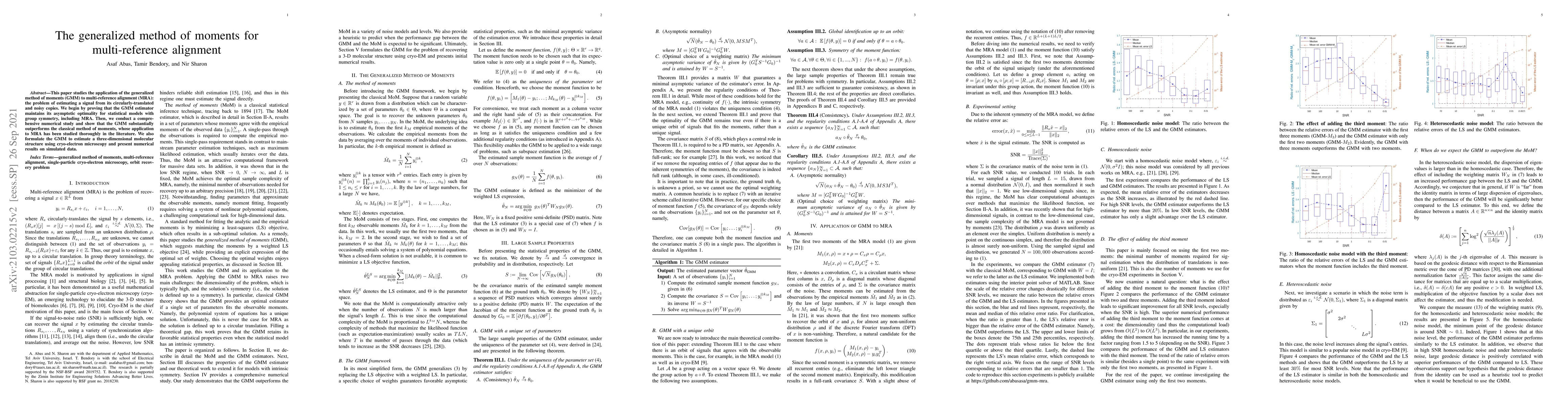 Thumbnail for The generalized method of moments for multi-reference alignment