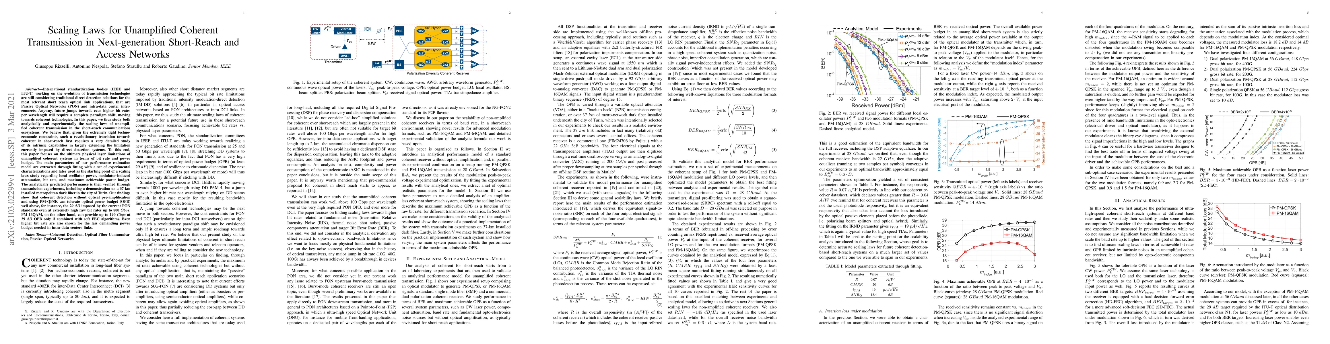 Thumbnail for Scaling Laws for Unamplified Coherent Transmission in Next-generation
  Short-Reach and Access Networks