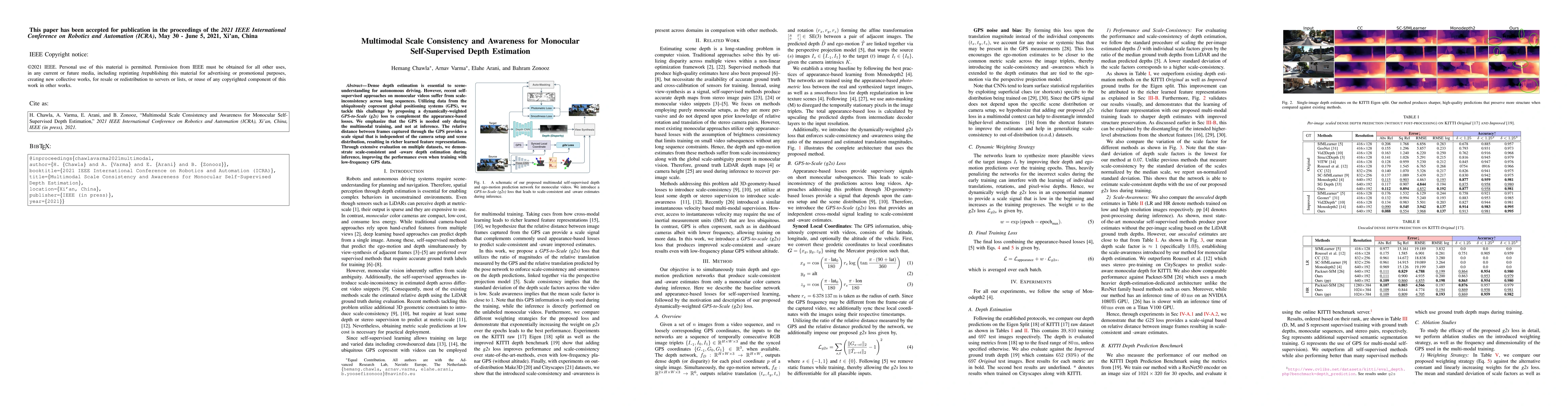 Thumbnail for Multimodal Scale Consistency and Awareness for Monocular Self-Supervised
  Depth Estimation