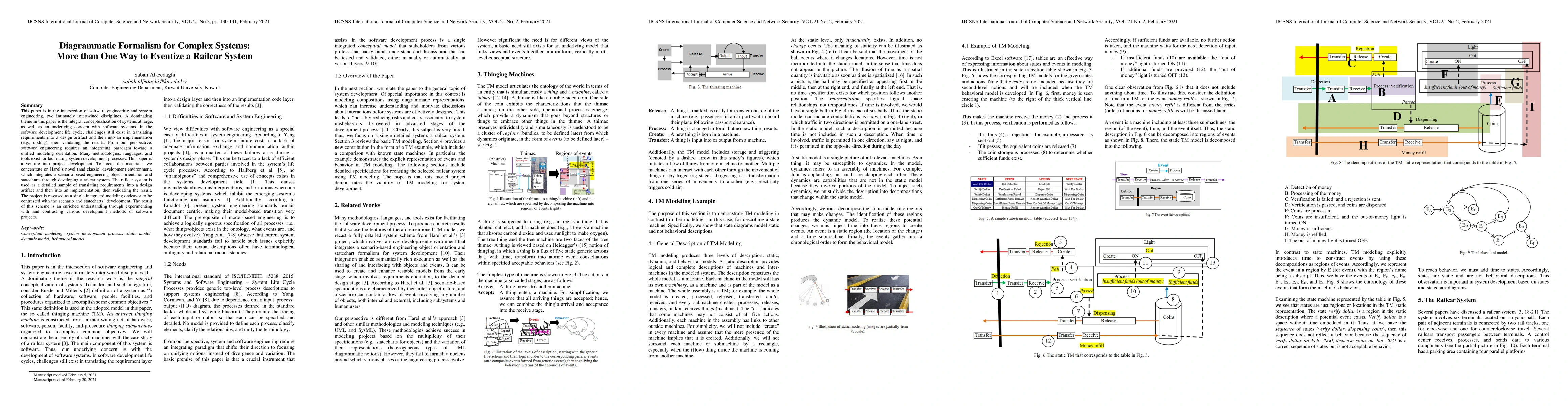 Thumbnail for Diagrammatic Formalism for Complex Systems: More than One Way to
  Eventize a Railcar System