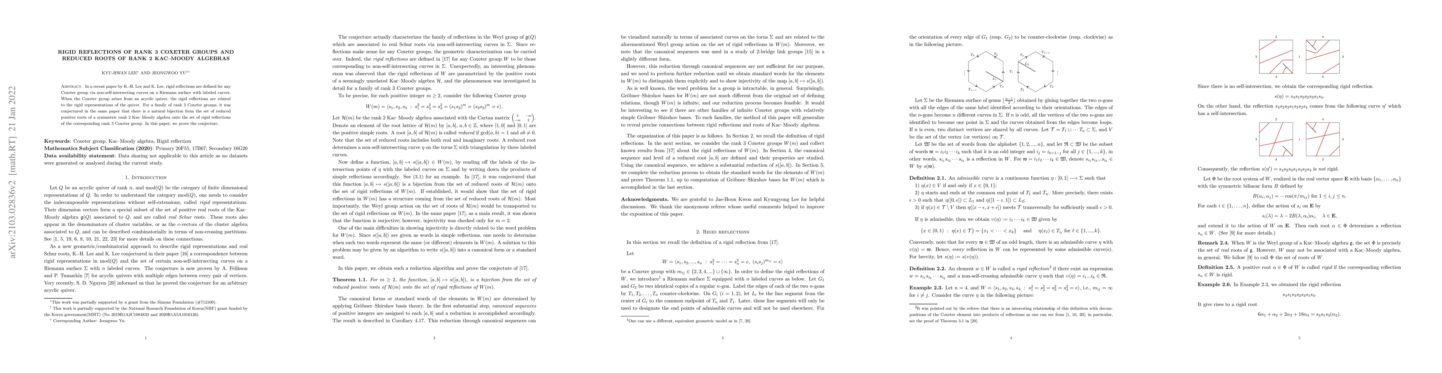 Thumbnail for Rigid reflections of rank 3 Coxeter groups and reduced roots of rank 2
  Kac--Moody algebras