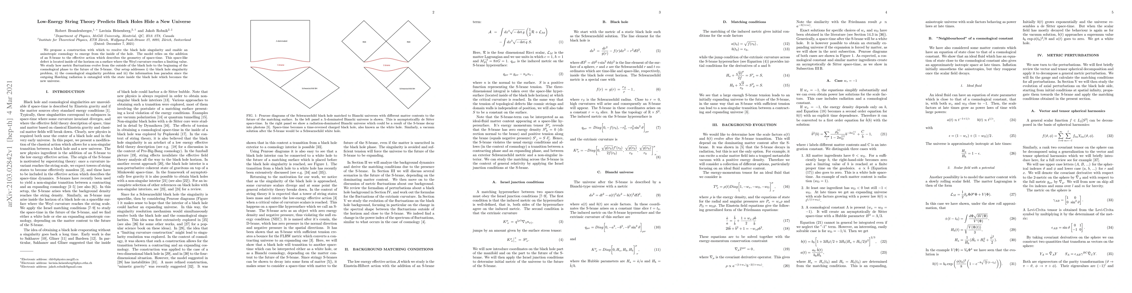 Thumbnail for Low-Energy String Theory Predicts Black Holes Hide a New Universe
