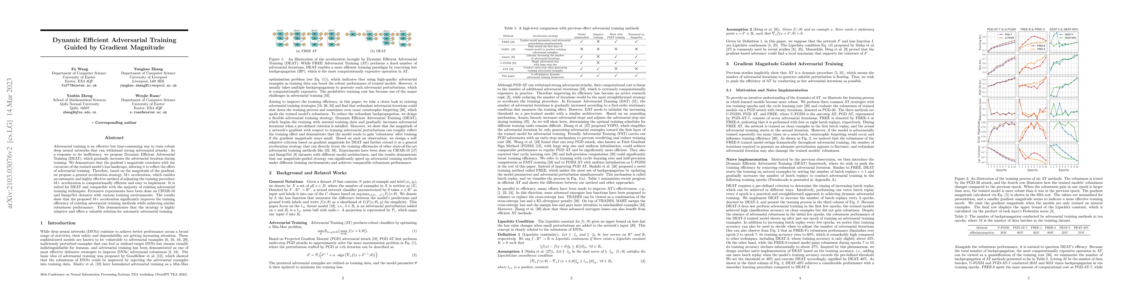 Thumbnail for Dynamic Efficient Adversarial Training Guided by Gradient Magnitude