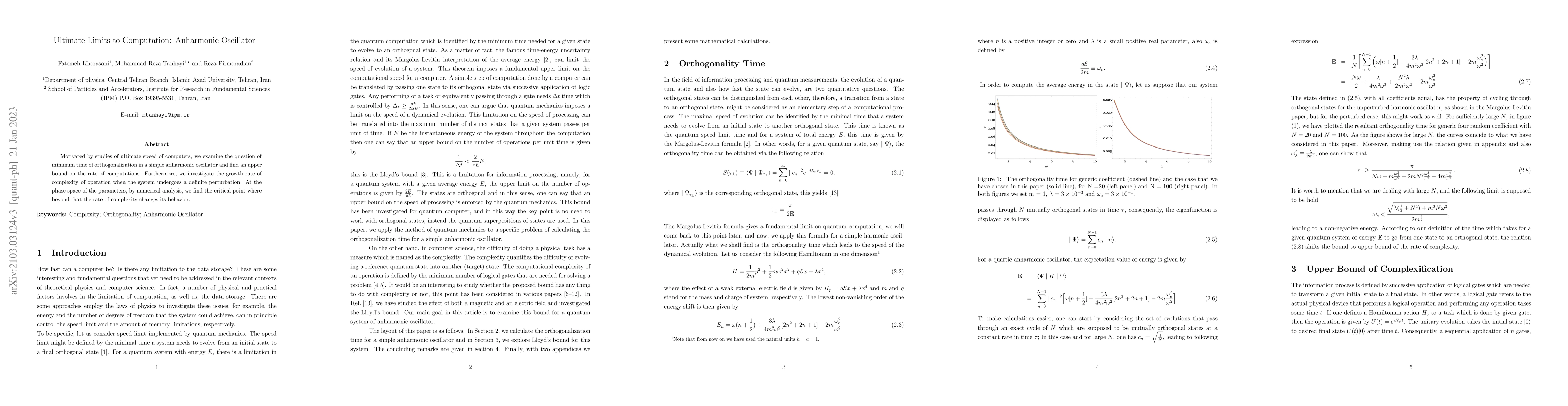 Thumbnail for Ultimate Limits to Computation: Anharmonic Oscillator