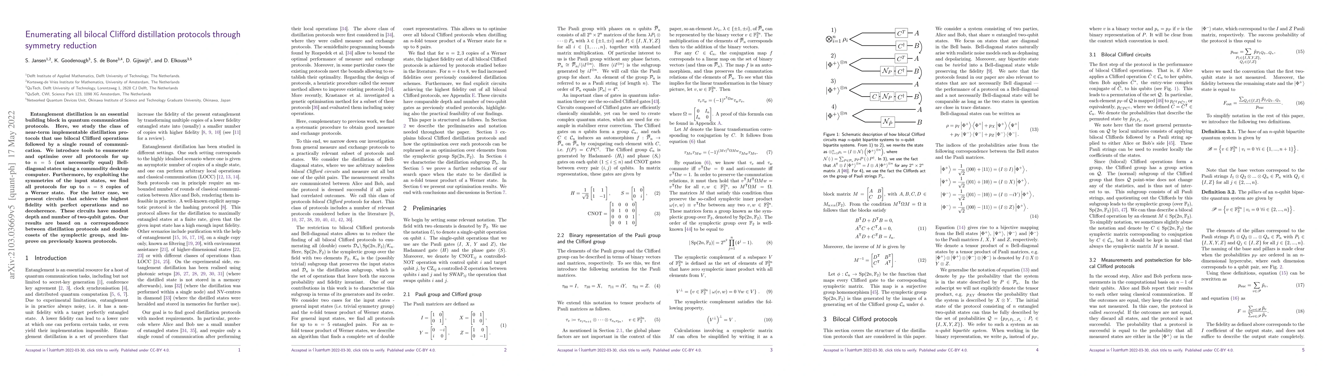 Thumbnail for Enumerating all bilocal Clifford distillation protocols through symmetry
  reduction