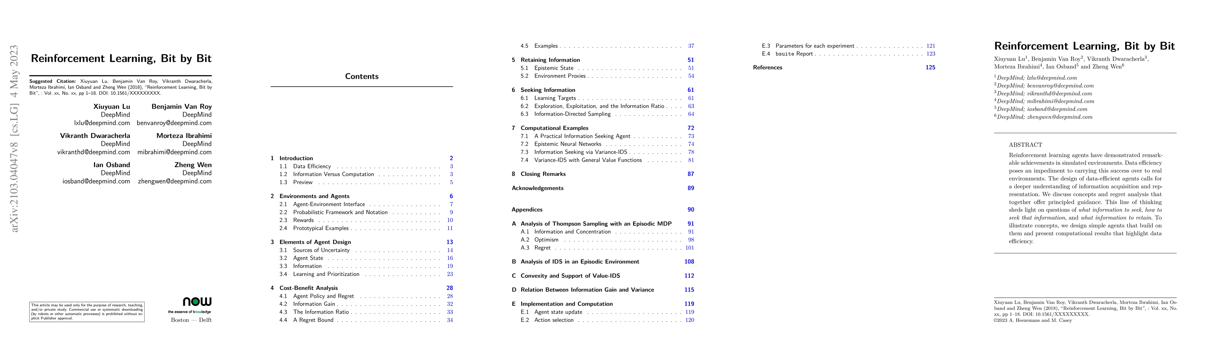 Thumbnail for Reinforcement Learning, Bit by Bit