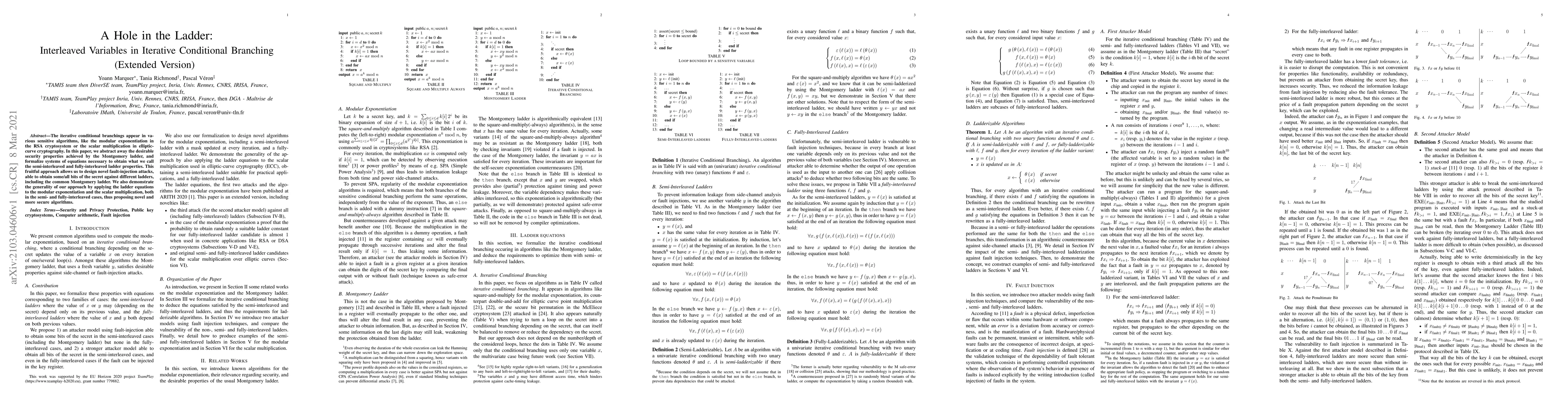 Thumbnail for A Hole in the Ladder: Interleaved Variables in Iterative Conditional
  Branching (Extended Version)