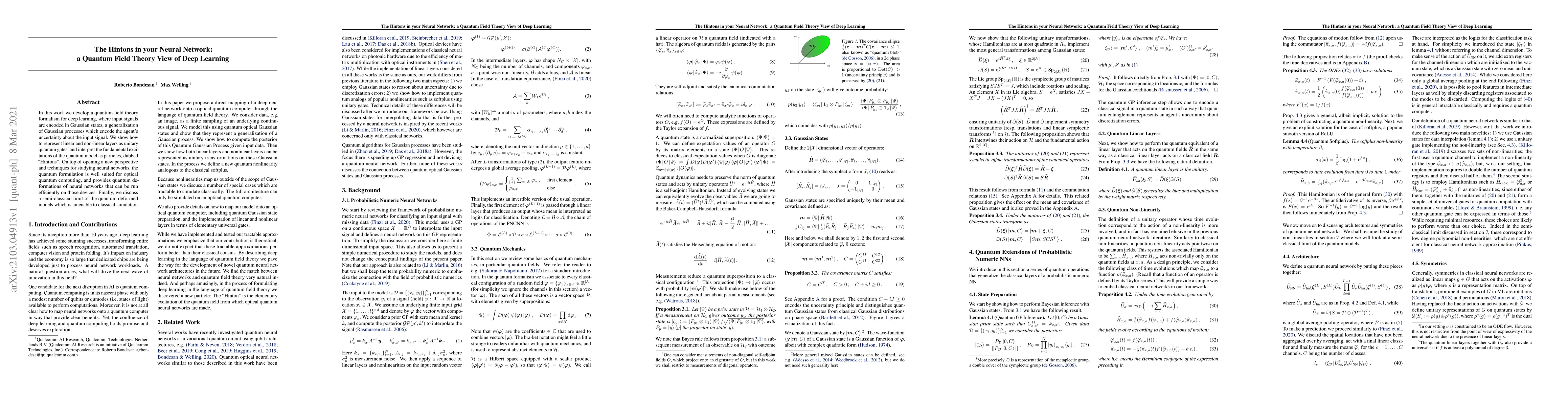 Thumbnail for The Hintons in your Neural Network: a Quantum Field Theory View of Deep
  Learning