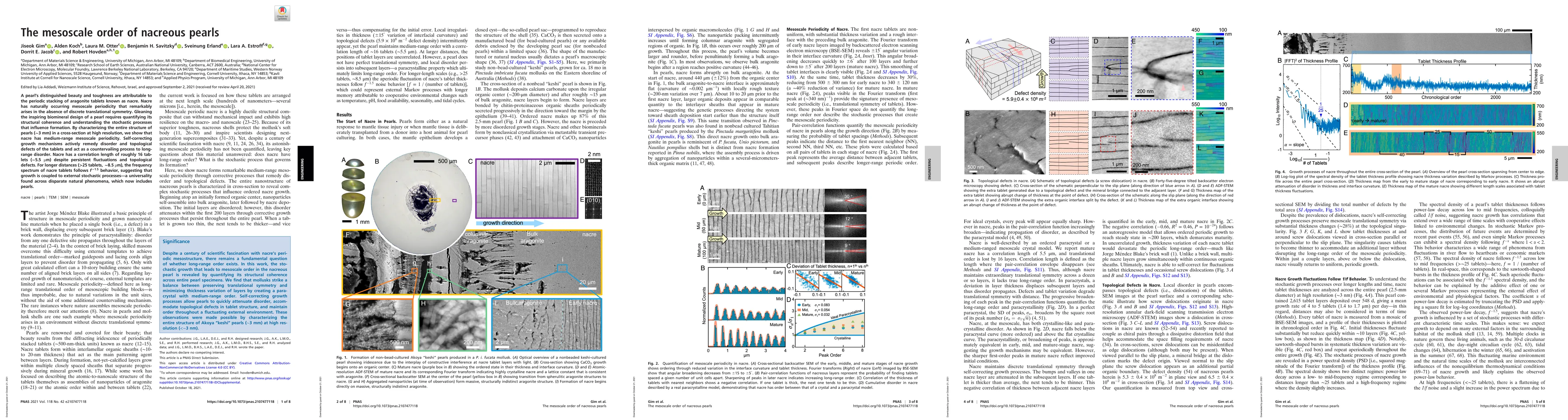 Thumbnail for The Mesoscale Crystallinity of Nacreous Pearls