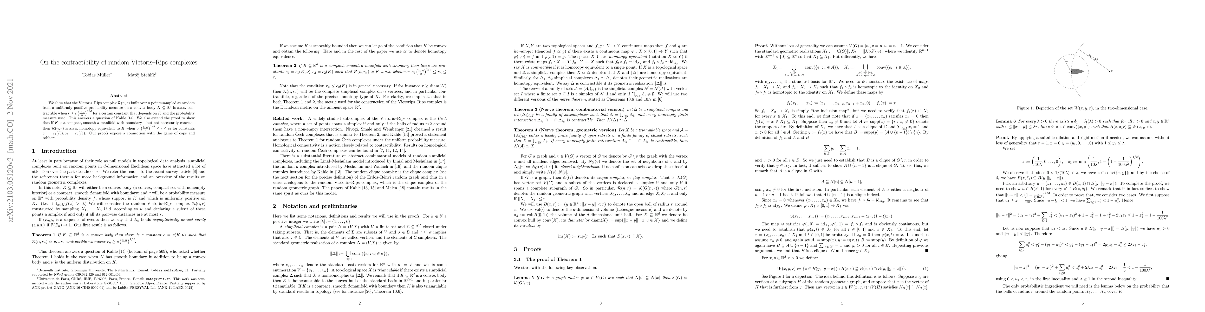 Thumbnail for On the contractibility of random Vietoris-Rips complexes