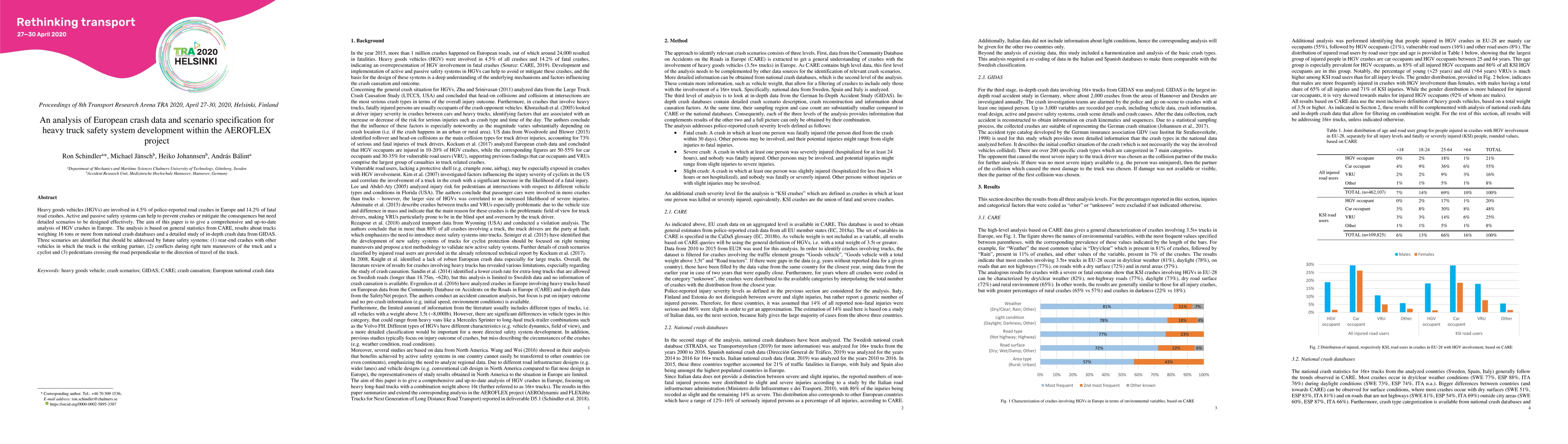 Thumbnail for An analysis of European crash data and scenario specification for heavy
  truck safety system development within the AEROFLEX project
